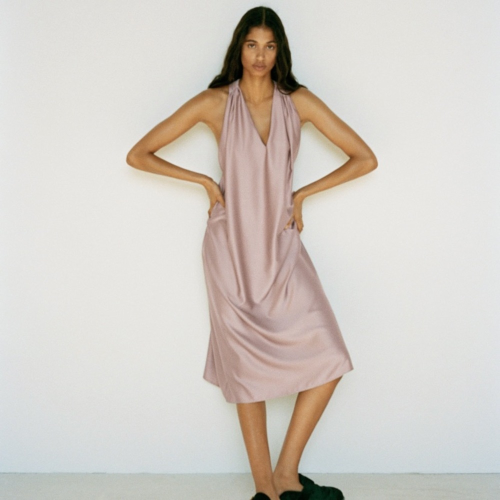 Zara satin dress